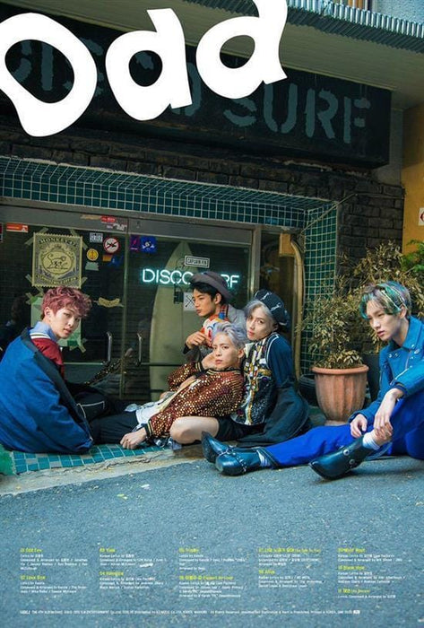 MUSIC PLAZA Poster 샤이니 | SHINEE<br/>ODD B VER. POSTER<br/>24" X 35.5"