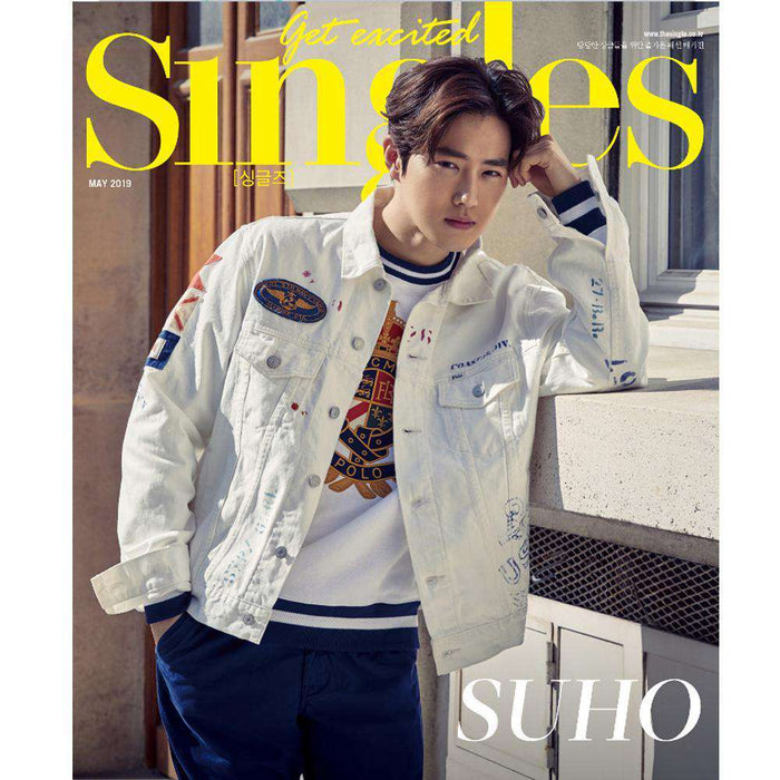 MUSIC PLAZA Magazine MAGAZINE 싱글즈 | SINGLES 2019-5 [ SUHO COVER ] KOREA MAGAZINE