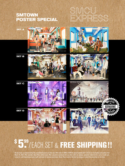 2021 WINTER SMTOWN: SMCU EXPRESS | (2 SET) POSTER SPECIAL