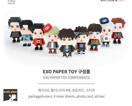 MUSIC PLAZA Goods EXO</strong><br/>PAPER TOY<br/>5TH ANNIVERSARY