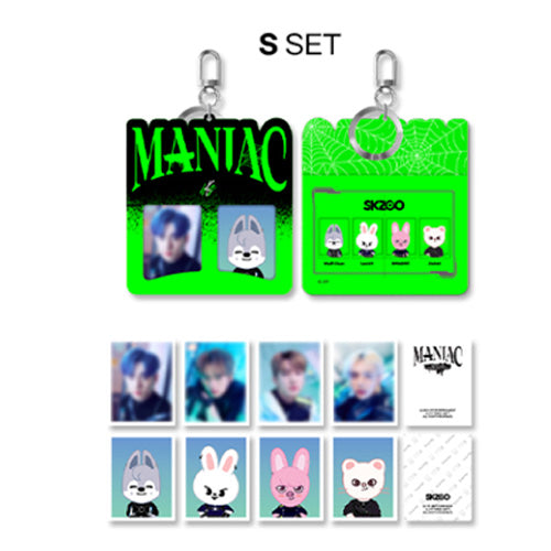 STRAY KIDS x SKZOO [ MANIAC ] ID PHOTO DUAL FRAME KEYRING