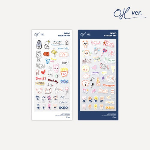 STRAY KIDS x SKZOO [ 애 ] STICKER SET