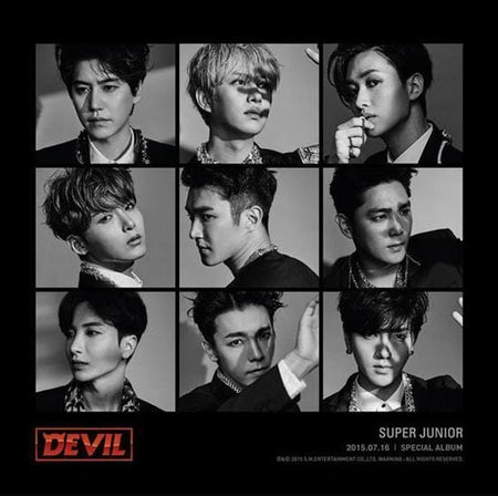 MUSIC PLAZA Poster 슈퍼주니어 | SUPER JUNIOR<br/>DEVIL POSTER<br/>SIZE : 24.5" X 34"