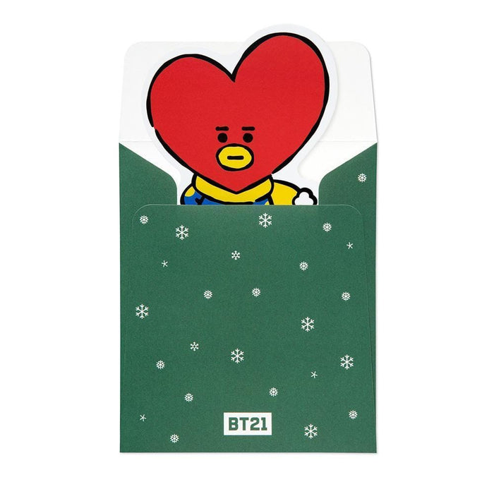 MUSIC PLAZA Goods WINTER BT21 [ TATA ] MESSAGE CARD