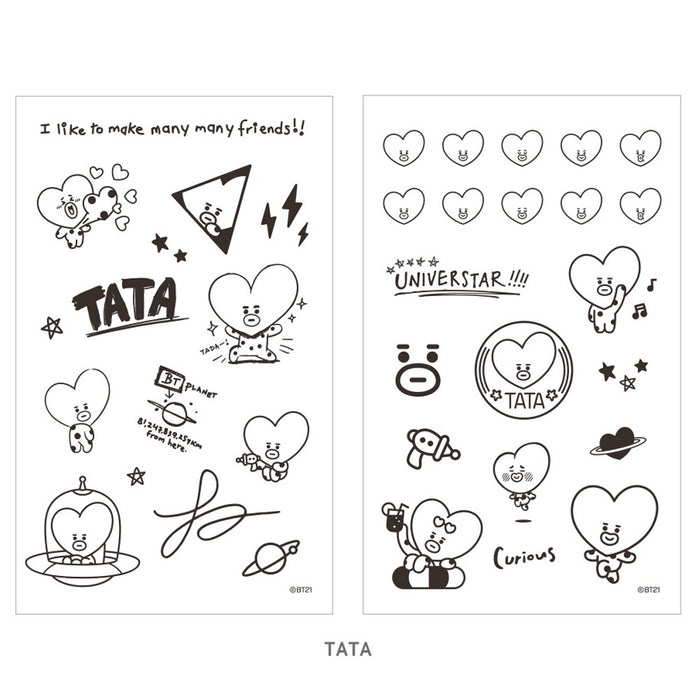 BT21 TATTOO STICKER