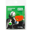 BT21 2019 HALLOWEEN COLLECTION [ METAL BADGE-  KNOCK, KNOCK WHO'S THERE] | 2PCS