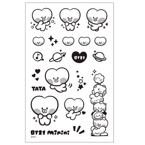 BT21 [ MININI ] TATTOO STICKER