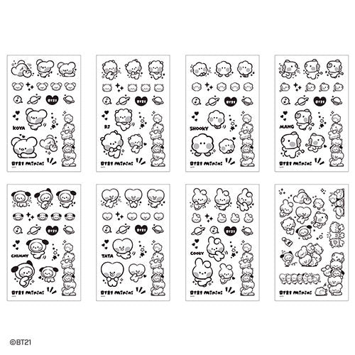 BT21 [ MININI ] TATTOO STICKER