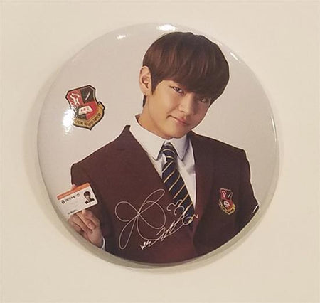 MUSIC PLAZA Goods BTS | 방탄소년단 | V SK OFFICIAL BUTTON BADGE