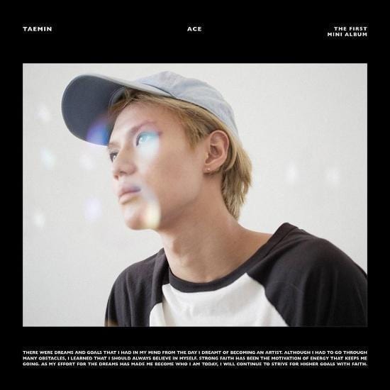 MUSIC PLAZA CD BLACK VER. TAEMIN | SHINEE | 태민 | 1st Mini Album - ACE