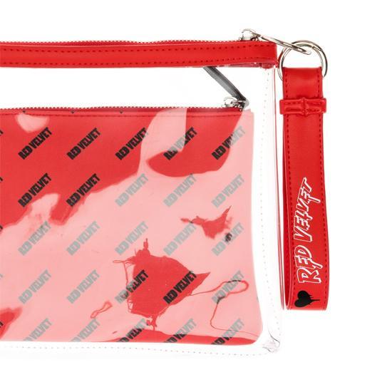 MUSIC PLAZA Goods Red Velvet | 레드벨벳 | Bad Boy Clutch with Make up Bag [ pouch ] + Wrist Strap