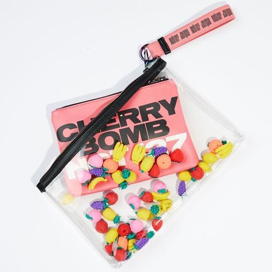 MUSIC PLAZA Goods NCT 127 | 엔시티 127 | Cherry Bomb  Clutch with Make up Bag [ pouch ] + Wrist Strap