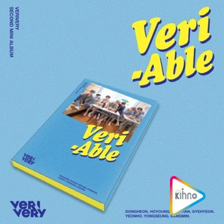 MUSIC PLAZA CD 베리베리 | VERIVERY 2ND MINI ALBUM [ VERI-ABLE ] KIHNO KIT | BUTTON STYLE