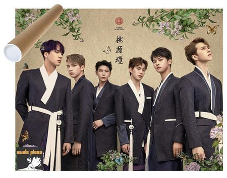 MUSIC PLAZA Poster VIXX | 빅스 | 도원경 THE PEACH BLOSSOM SPRING BIRTH FLOWER POSTER