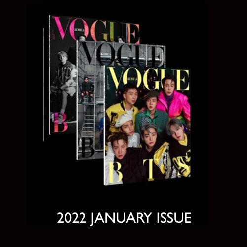 GQ Vogue Korea Jan 2022 Issue Magazine JIN COVER