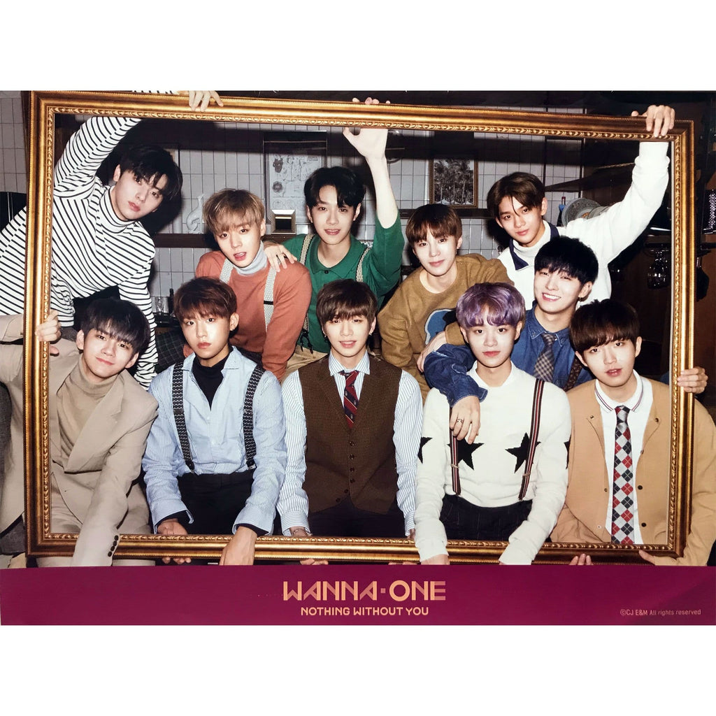 워너원 | WANNA ONE | 1ST MINI ALBUM REPACKAGE [ 1 X 1 = 1 (NOTHING WIHOUT YOU)  ] | POSTER ONLY