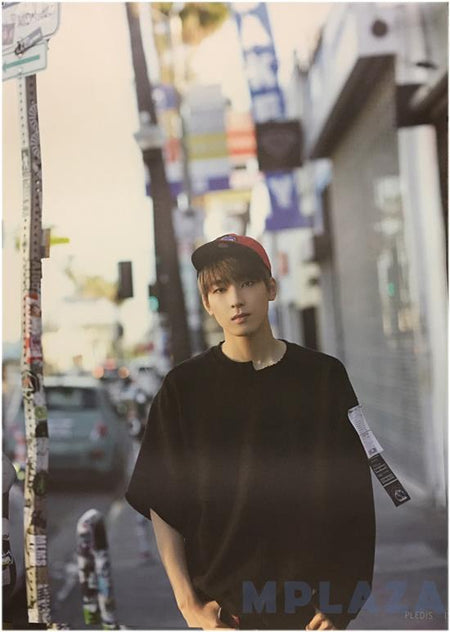 MUSIC PLAZA Poster 원우 / 세븐틴 | WONWOO / SEVENTEEN<br/>4TH MINI ALBUM AL1</br><font size=2 color=blue>UNFOLDED POSTER</font>