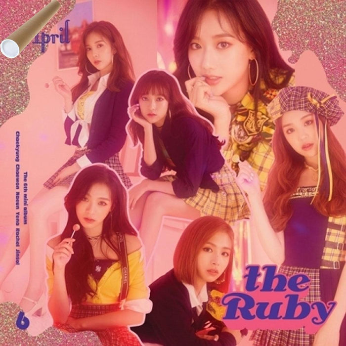 MUSIC PLAZA CD CD+POSTER APRIL 6TH MINI ALBUM [ THE RUBY ]