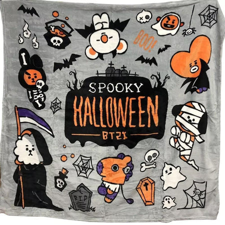 MUSIC PLAZA Goods BT21 OFFICIAL HALLOWEEN BLANKET from import KOREA