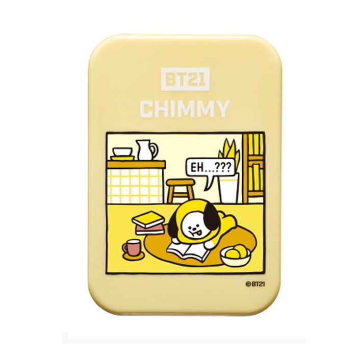 MUSIC PLAZA Goods CHIMMY BT21 OFFICIAL CONTACT LENSES CASE SET