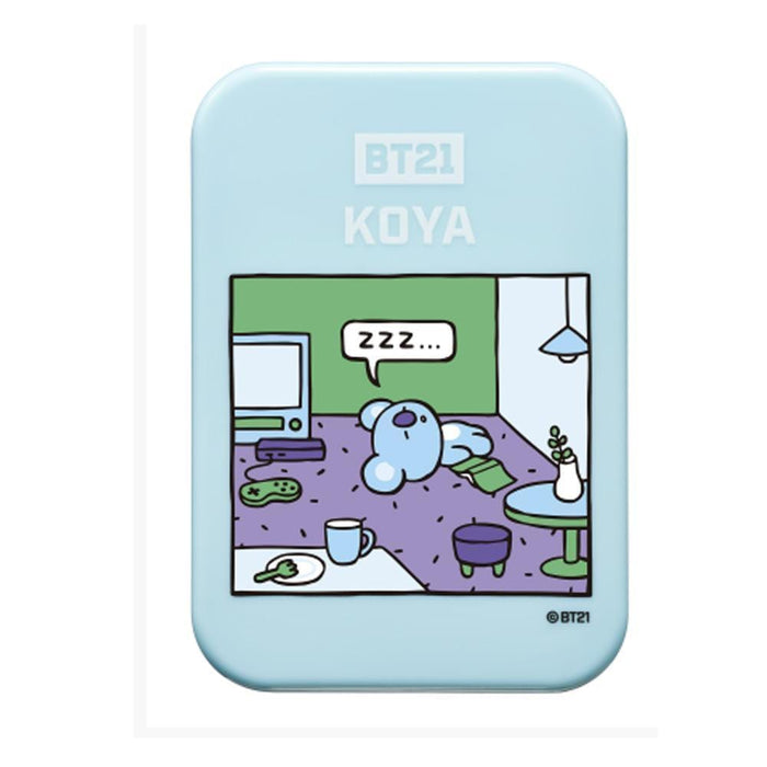 MUSIC PLAZA Goods KOYA BT21 OFFICIAL CONTACT LENSES CASE SET