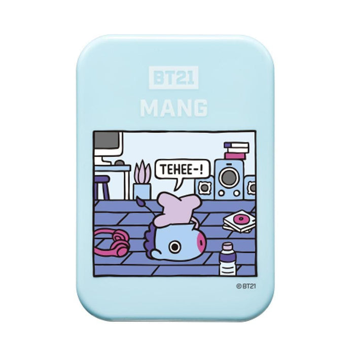 MUSIC PLAZA Goods MANG BT21 OFFICIAL CONTACT LENSES CASE SET