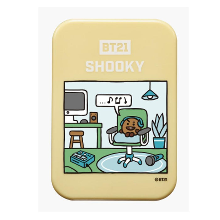 MUSIC PLAZA Goods SHOOKY BT21 OFFICIAL CONTACT LENSES CASE SET