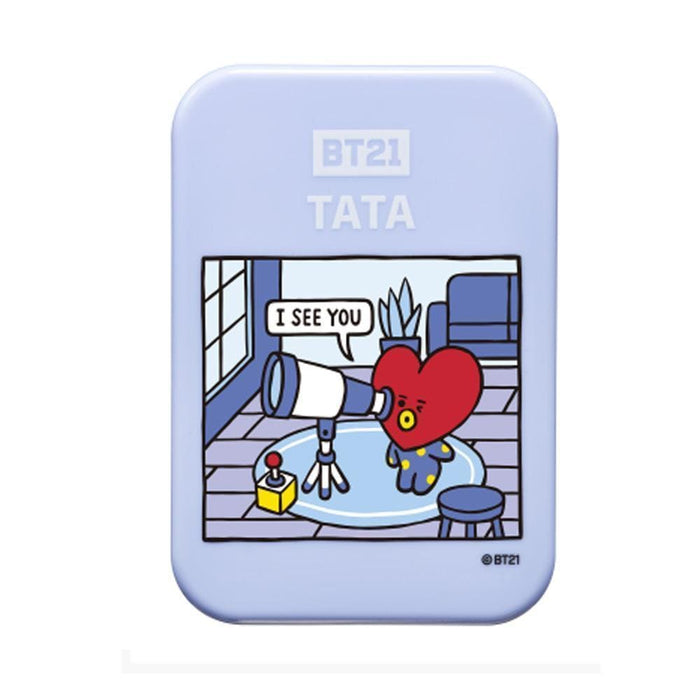 MUSIC PLAZA Goods TATA BT21 OFFICIAL CONTACT LENSES CASE SET