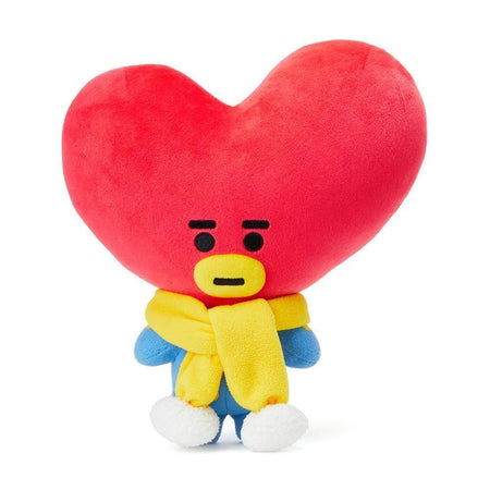 MUSIC PLAZA Goods BT21 WINTER STANDING PLUSH DOLL [ TATA] OFFICIAL MD