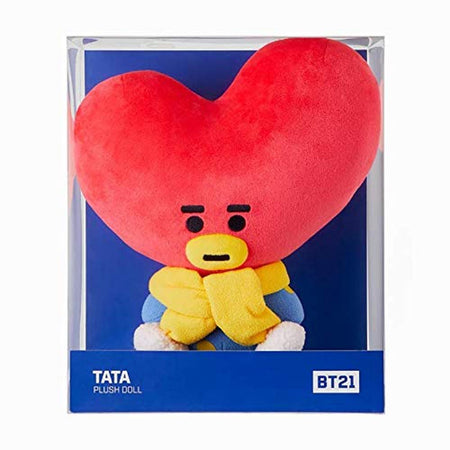 MUSIC PLAZA Goods BT21 WINTER STANDING PLUSH DOLL [ TATA] OFFICIAL MD