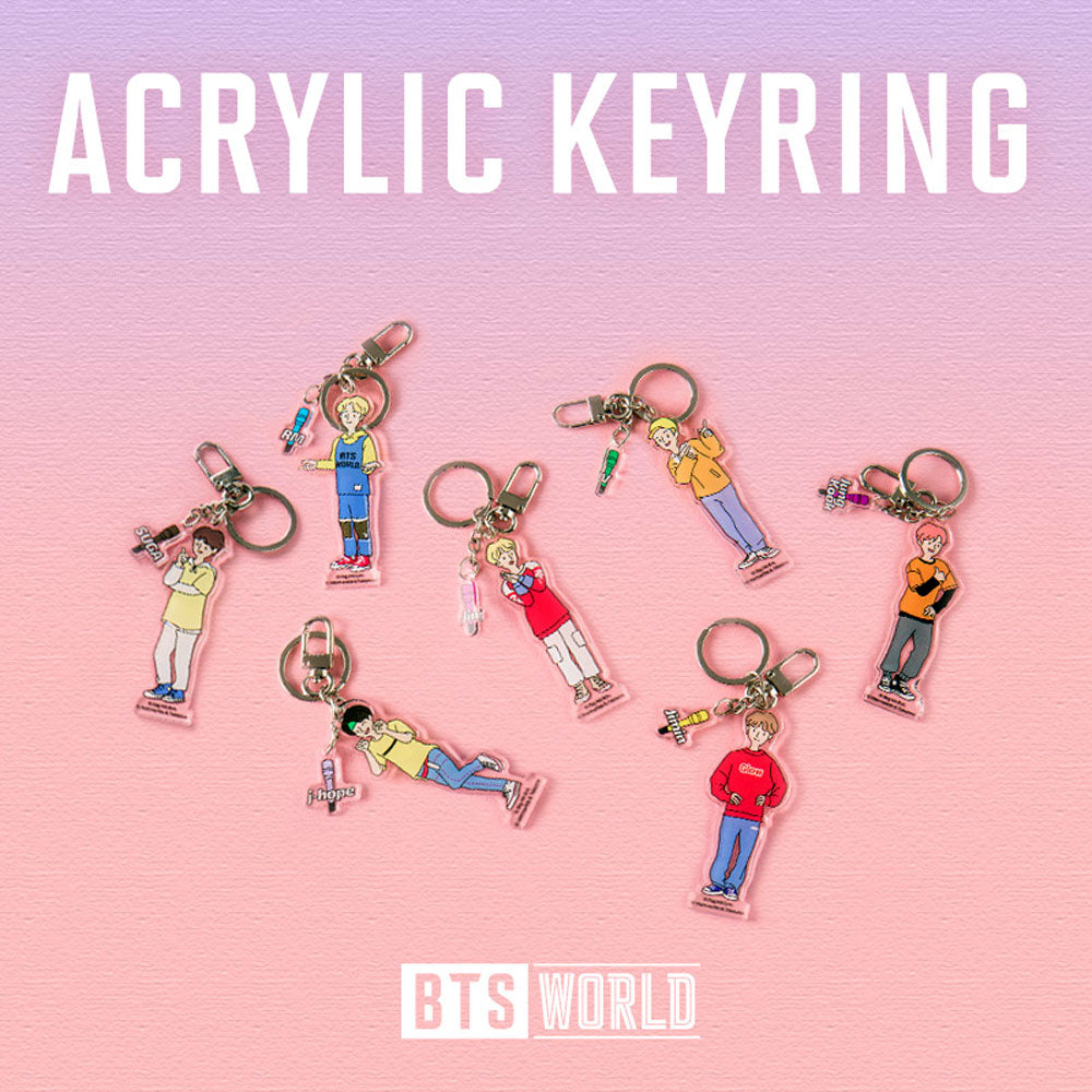 Acrylic keyring fashion bts