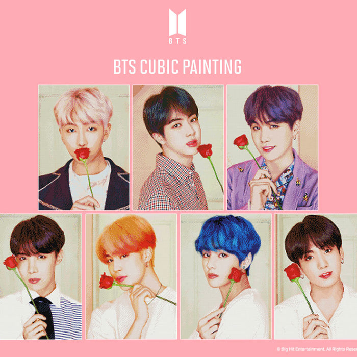 방탄소년단 | BTS [ MAP OF THE SOUL: PERSONA ] DIY CUBIC PAINTING