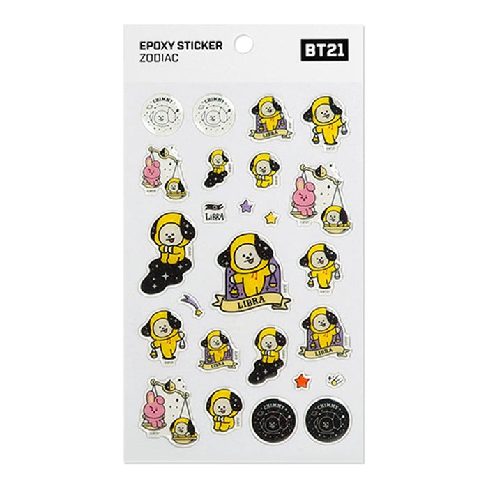 BT21 EPOXY STICKER [ ZODIA ] OFFICIAL MD