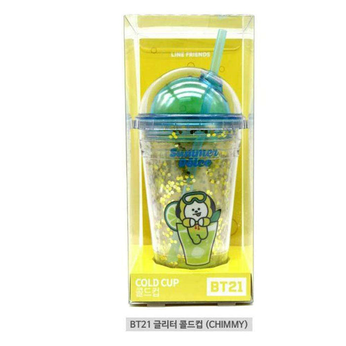 BT21 GLITTER  COLD CUP WATER BOTTLE | OFFICIAL MD