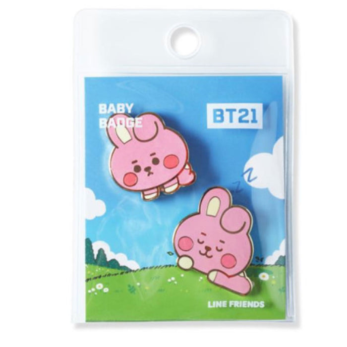 LINE FRIEND BT21  BABY BADGE SET | 2PCS