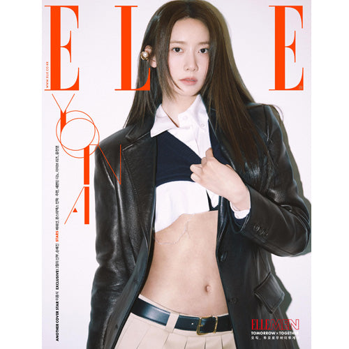 엘르 | ELLE 2022-3 [ LEE JONGSUK / YOONA ] RANDOM COVER ( BOOK IN BOOK - TXT )