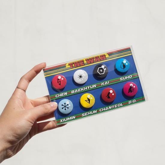 MUSIC PLAZA Goods EXO | 엑소 | THE POWER OF MUSIC - PIN BUTTON SET