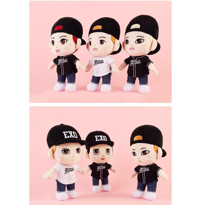 MUSIC PLAZA Goods XIUMIN EXO OFFICIAL PLUSH DOLL | DOLL + T-SIRTS+ HOOD | SM OFFICIAL GOODS