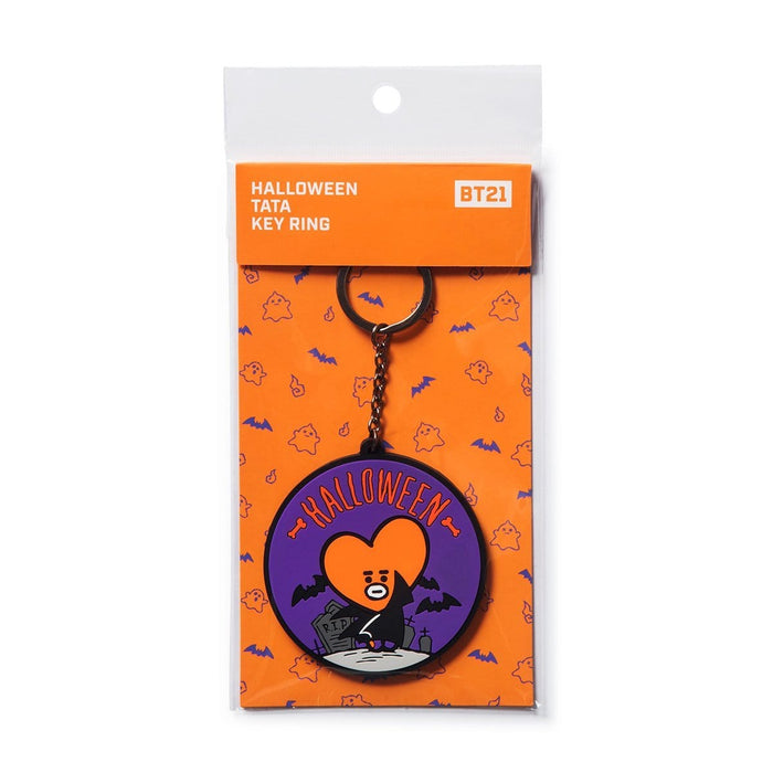 MUSIC PLAZA Goods TATA BT21 OFFICIAL HALLOWEEN SILICON KEY RING