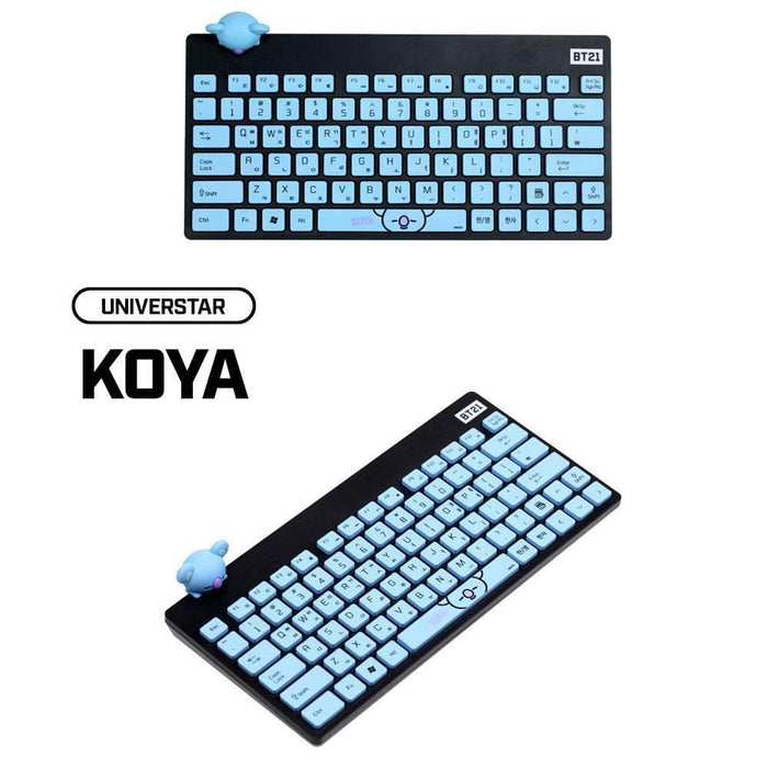 BT21 OFFICIAL BABY KOYA BLUE outlets WIRELESS KEYBOARD