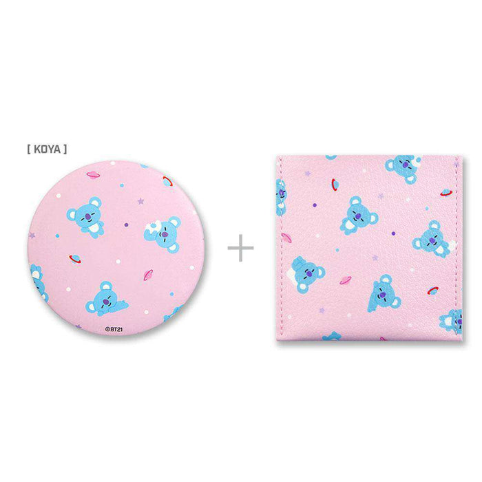 MUSIC PLAZA Goods KOYA BT21 [ POUCH & MIRROR ] OFFICIAL MD