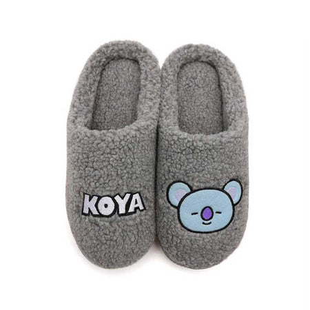 LINE FRIENDS* BT21 WINTER SLIPPERS [ SIZE 250mm/ US SIZE 8 ] | OFFICIAL MD