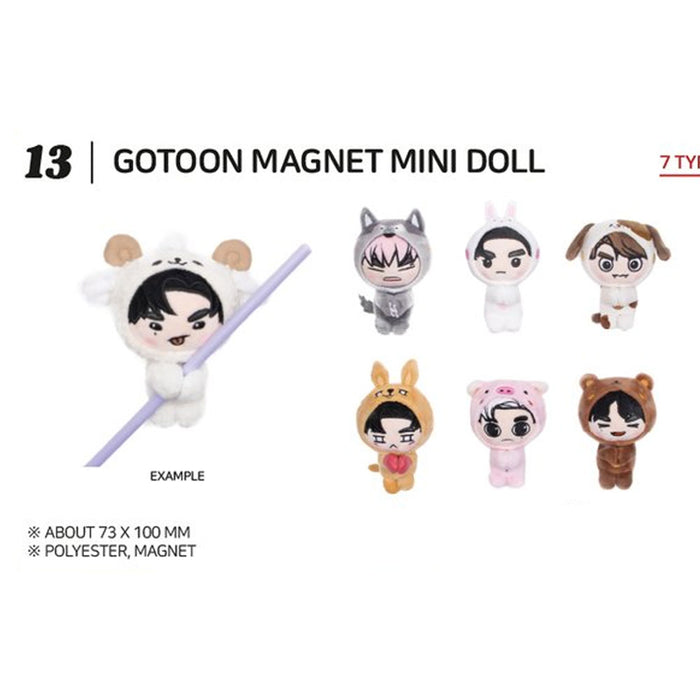 갓세븐 | GOT7 [ GOTOON BY GOT7 SUMMER STORE ] MAGNET MINI DOLL