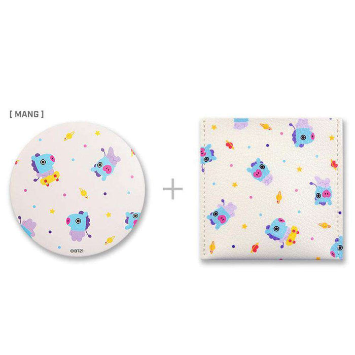 MUSIC PLAZA Goods MANG BT21 [ POUCH & MIRROR ] OFFICIAL MD