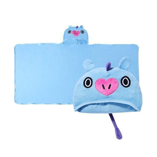 MUSIC PLAZA Goods Mang BT21 * Olive Young Official Hooded Towel | BTS