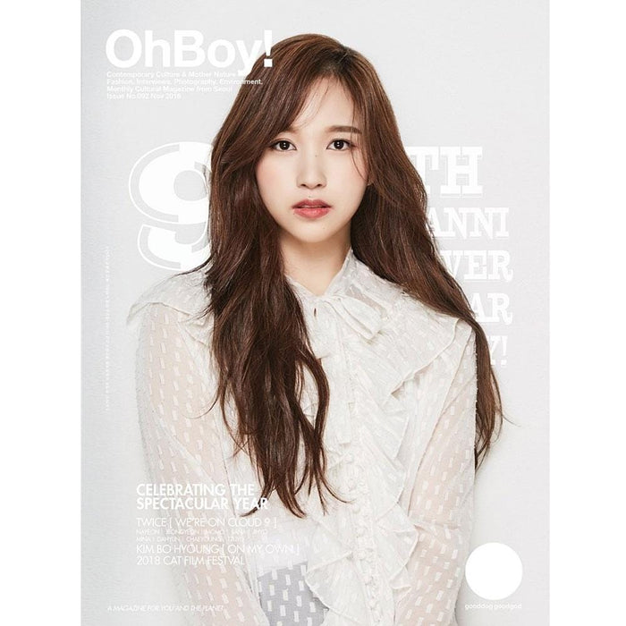 MUSIC PLAZA Magazine MINA TWICE | OhBoy! | 9TH ANNIVERSARY FULL MAGAZINE [ TWICE ] INSIDE 20 PAGE