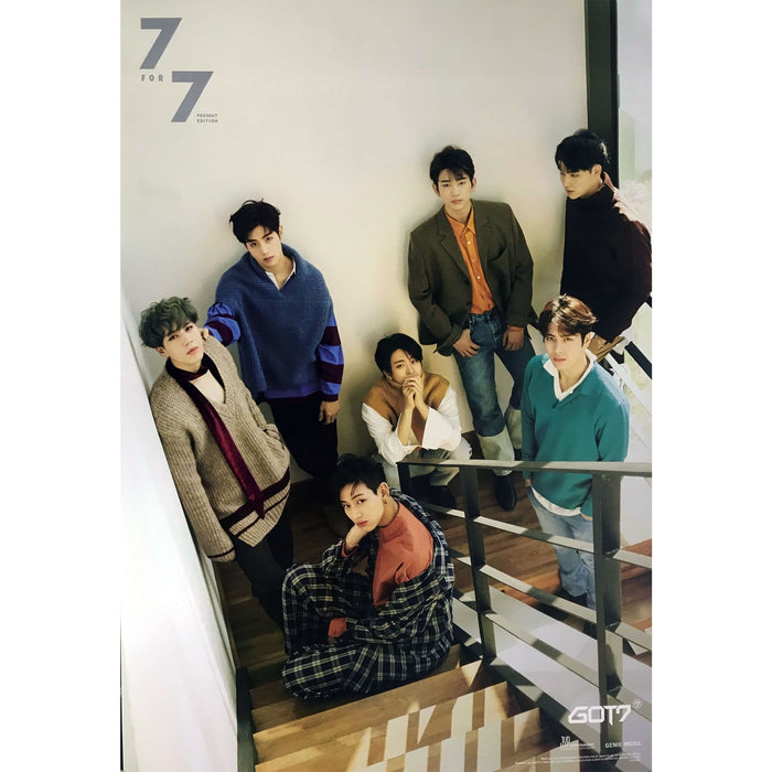 MUSIC PLAZA Poster B. ver 갓세븐 | GOT7 | 7 FOR 7 - Present edition | POSTER