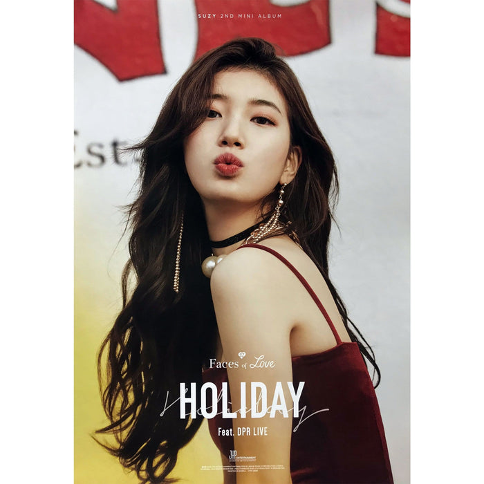 MUSIC PLAZA Poster B. holiday ver 수지 | SUZY | 2nd mini album | 3 version | POSTER