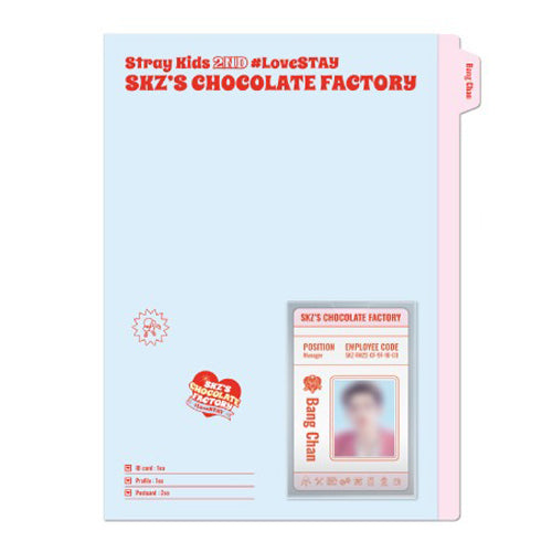 STRAY KIDS [ SKZ CHOCOLATE FACTORY ] POSTCARD & ID CARD & PROFILE FILE SET