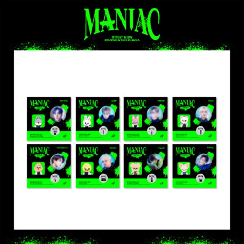 STRAY KIDS x SKZOO [ MANIAC ] PIN BUTTON SET